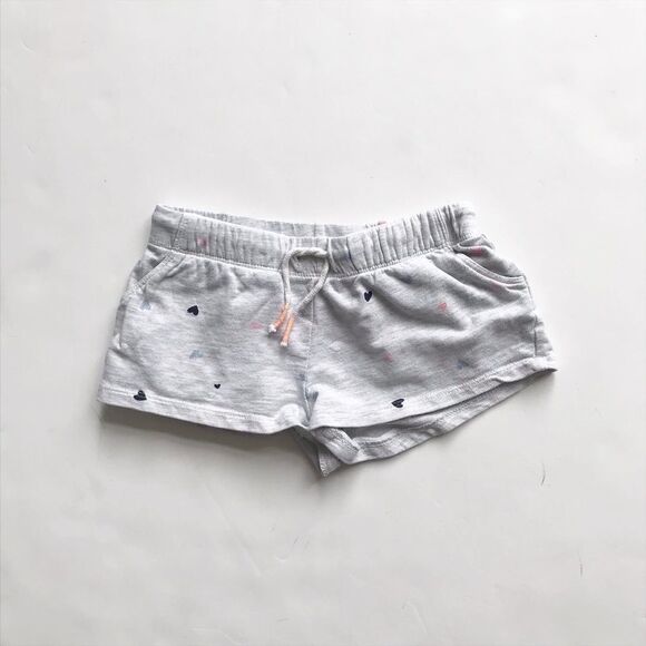 H&M heart print shorts VGUC 3-4Y - Picture 1 of 4